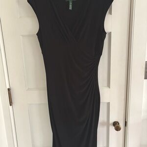 Lauren Ralph Lauren Black Midi Dress